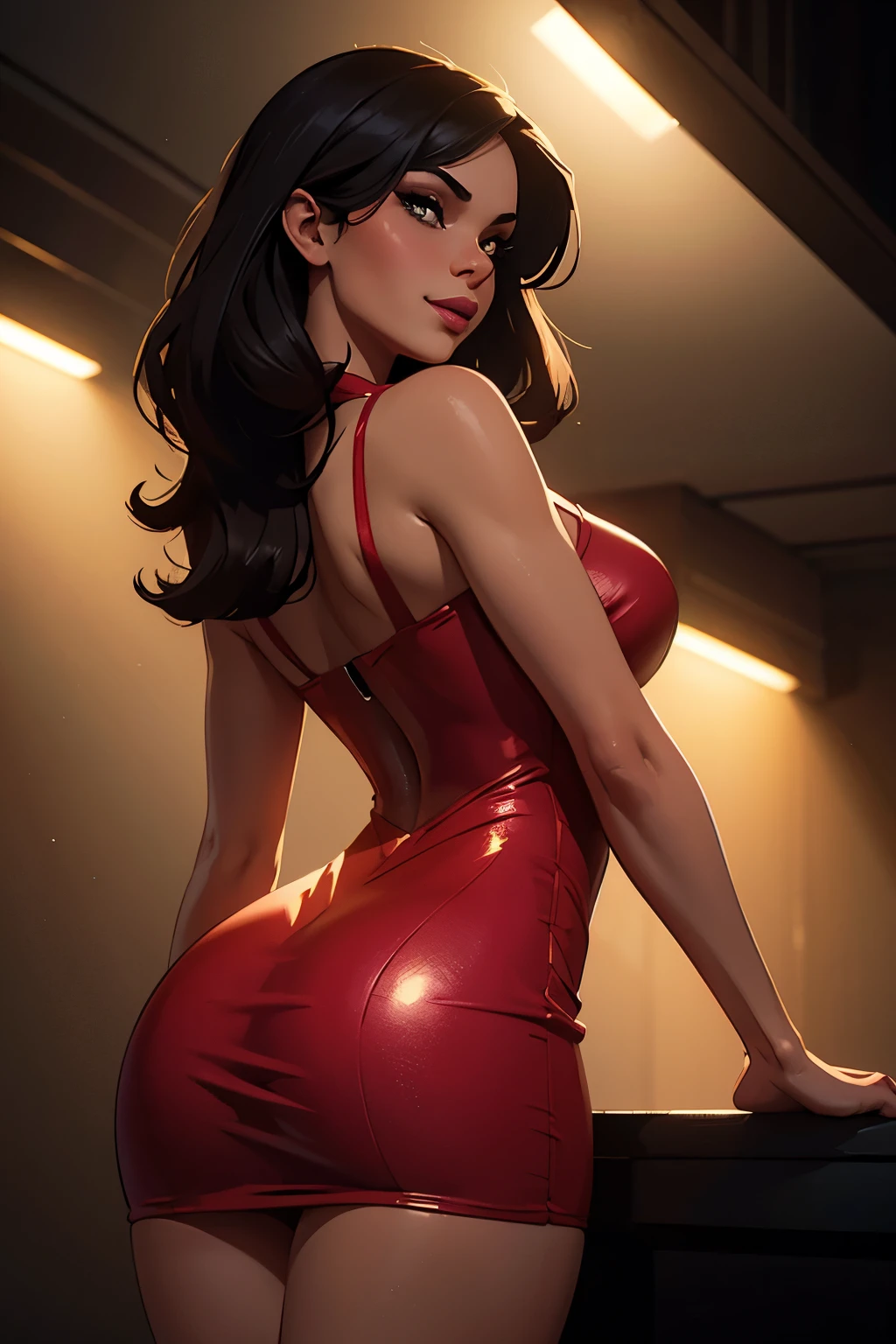 ((((huge ASS)))) megan fox in scarlett witch suit, skinny, slim thick, small waist, (naked ass), 8k