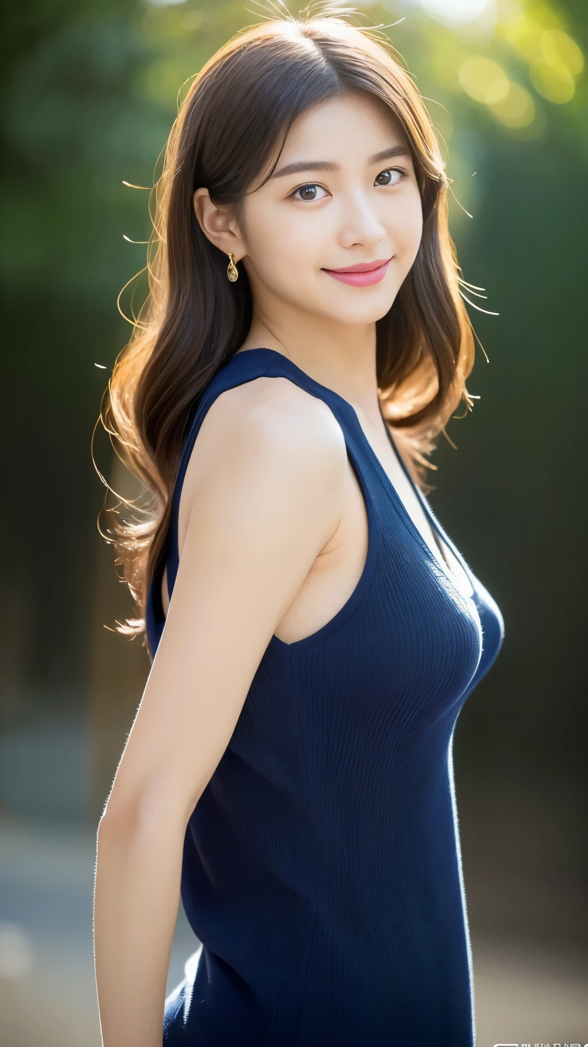 1girl, (looking at viewer), (bokeh:1.1), closed mouth,light smile, realistic, arm up, off shoulder,
pants, skyline,
best quality, (photorealistic:1.4), ultra highres, llfMasami Nagasawa