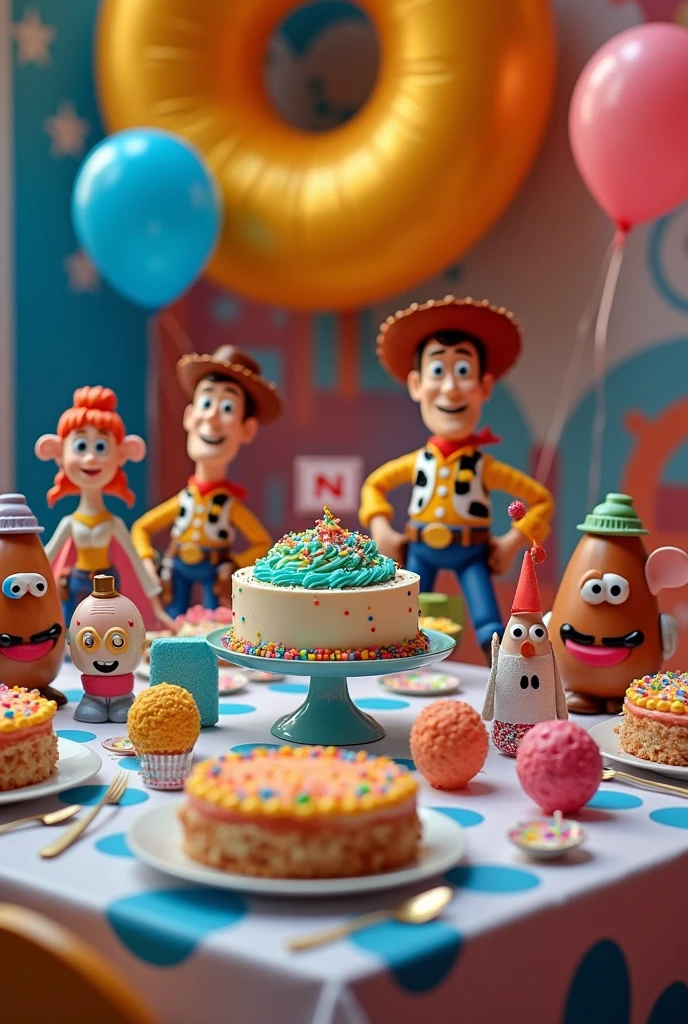 black, white, redheaded and mulatto children together at a happy party, surrounded by decorated, happy and cheerful animals, Disney image style, surprise me with pixar magic
