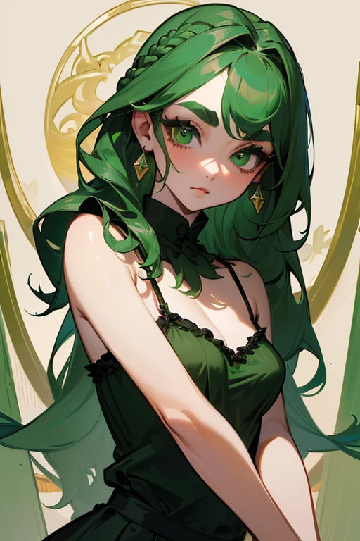 (best quality, masterpiece), 1girl, nsfw, tatsumaki, (ripped dress:1.1), dress, long sleeves, lying, on back, small breasts, nipples, spread legs, pussy, pubic hair,