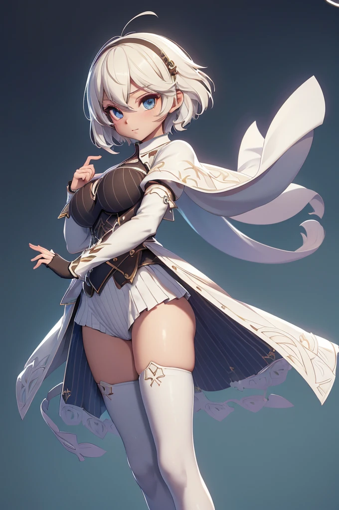 Fantasy RPG character, 26-year-old woman, White Mage, Healing magic user, Cleric, White robe, ((anime)), ((best qualtiy, 8K, tmasterpiece:1.3)), Focus:1.2, perfect figure beautiful woman:1.4, 1woman, cowboy shot, look at viewer, eyes facing the camera, incredibly absurd, beautiful and cute woman, showcasing top-quality craftsmanship, cute, neat,pretty