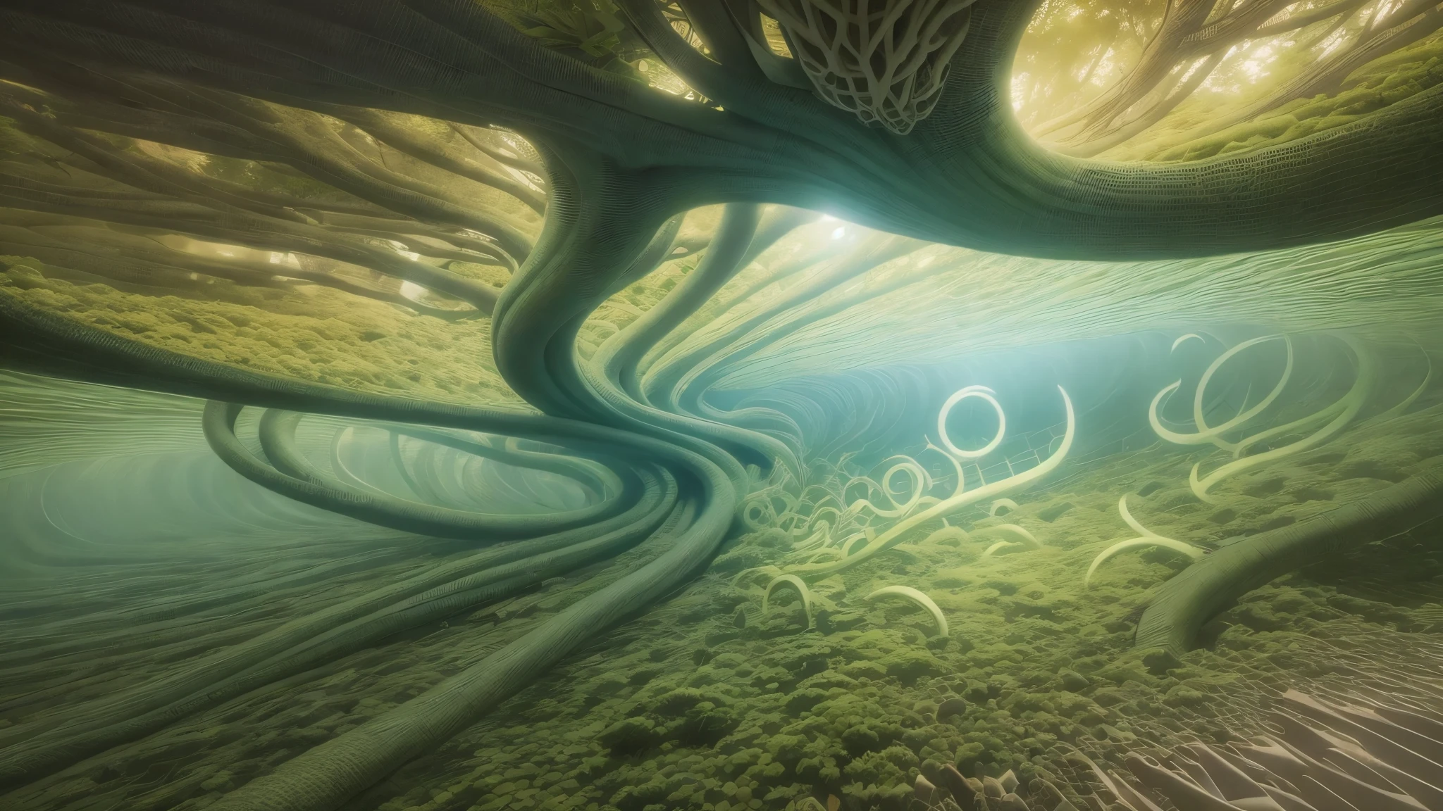 Tentacles, 很多Tentacles, forest, Tentacles in the forest