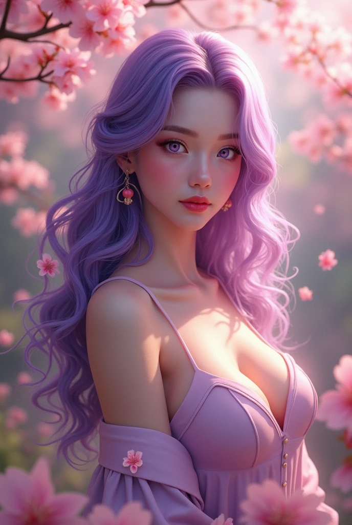 woman in a bikini and purple jacket stands among a flower field, alena aenami and Artgerm, extremely detailed Artgerm, as seen on Artgerm, style of Artgerm, ig model | Artgerm, ilya kuvshinov and Artgerm, trending Artgerm, Ross Tran 8 K