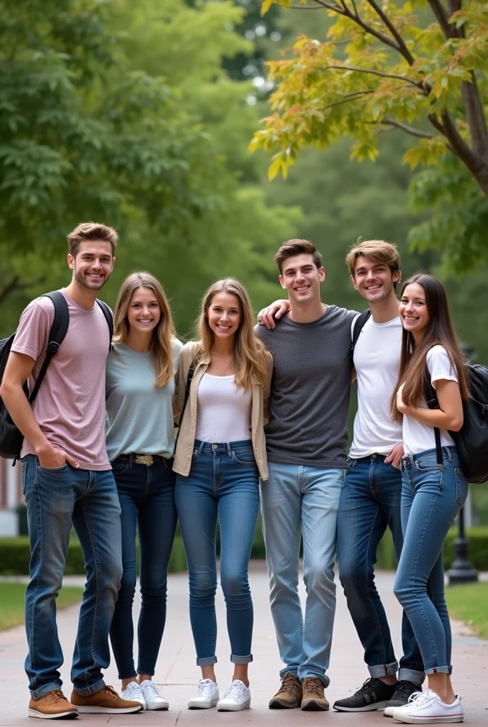 8girls and 5 boys wearing tshirt and cargo pant 