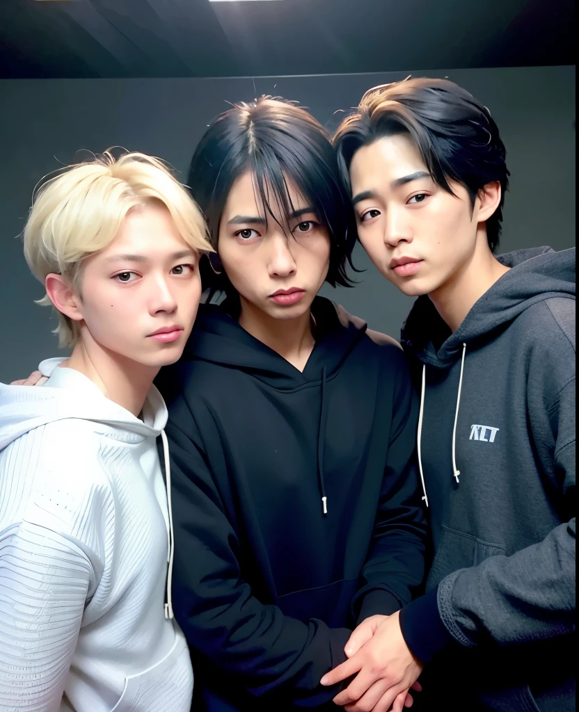 6 Anime Teenage Boys (3 white, 2 browns and 1 black)