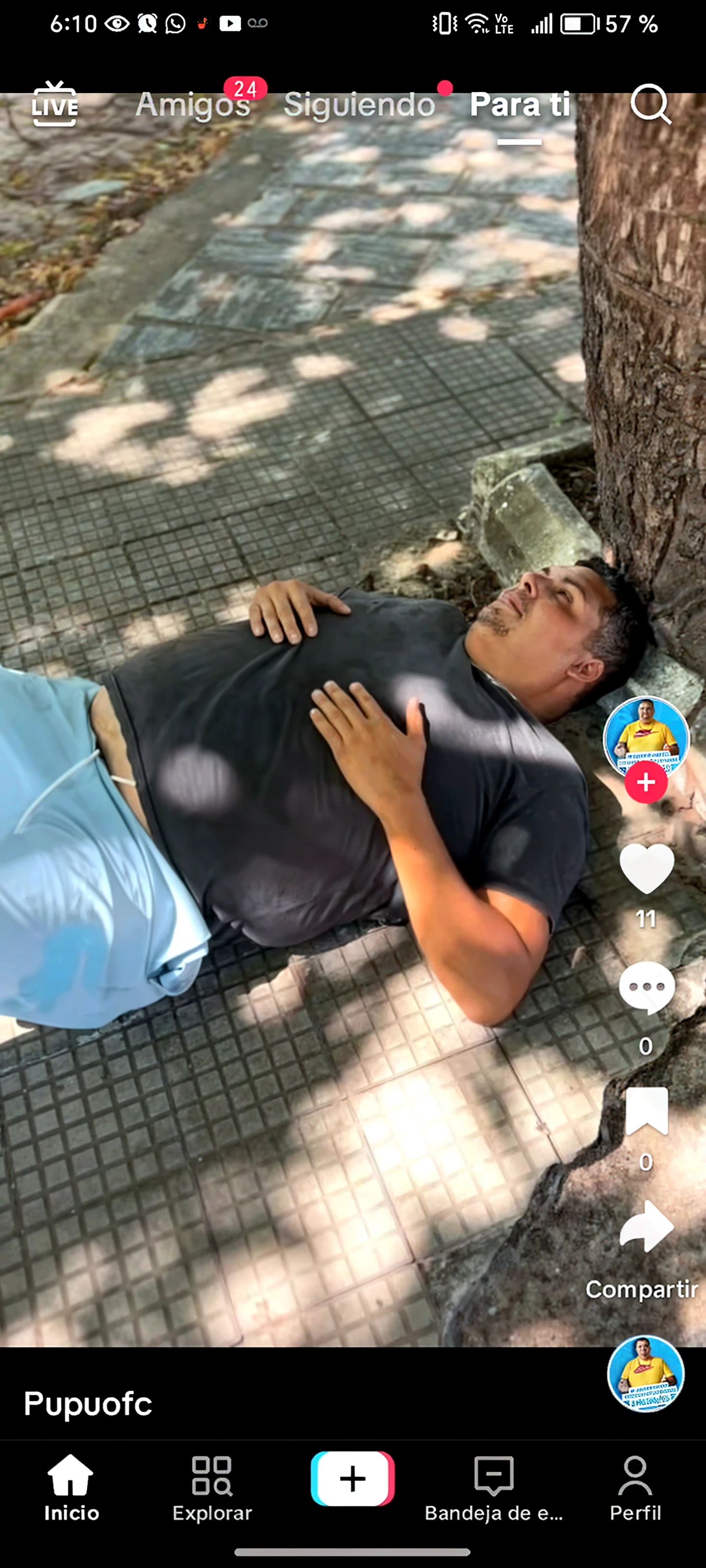 Boy stomach