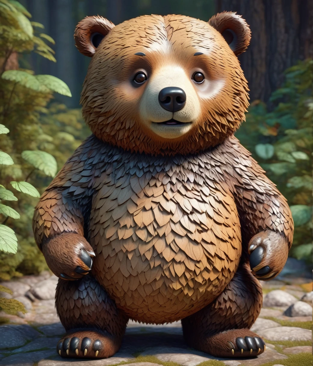 Filip Hodas Style page, (cute, chubby, male, bear), hires textures, highly detailed, intricate details, best quality, masterpiece