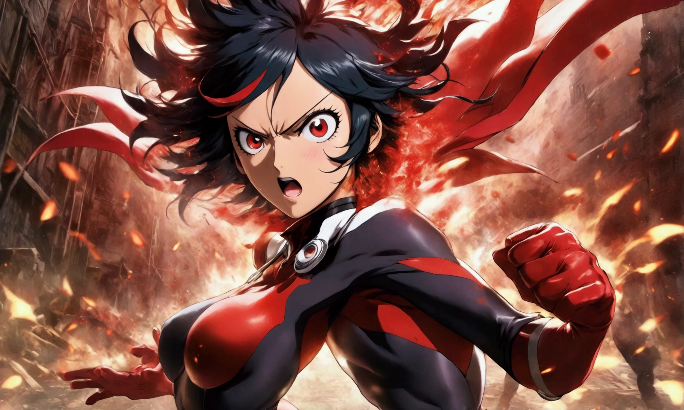 Overlord　woman　nude　Glasses