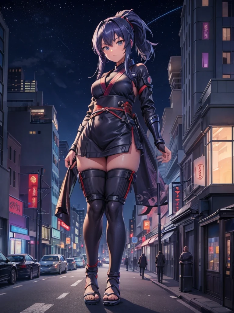 Giantess, huge giantess, big giantess, tall girl, black lingerie, aroused, sitting on car, crushing car, crushed car, crushing, butt crush, looking at viewer,