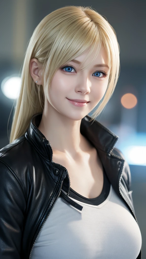1girl, terry bogard girl, blonde hair, ponytail, blue eyes, long hair, baseball cap, fingerless gloves, denim shorts, shoes, face focus, central park background, (8k), (best quality), (masterpiece:1.2), (realistic), (ultra-detailed), (detailed eyes:1.2), (detailed face:1.2), (realism:1.2), (ultra quality), (intricate), (85mm), light particles, lighting, (highly detailed:1.2), (gradients), sfw, daylight, solo