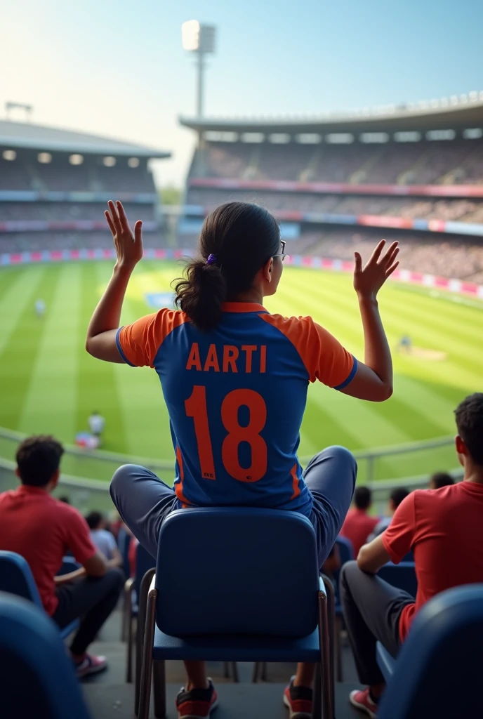 Our teammates is going from meerut, India
to America. Make a funny image for this