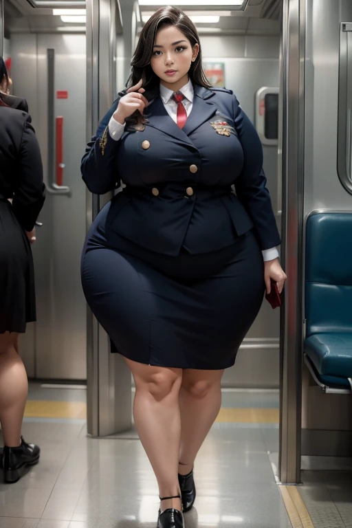 (8k, best quality, masterpiece:1.2),
(realistic, photo-realistic:1.37),
ultra-detailed,
1 girl, full body, outdoors, (adjusting hair:1.5)
office lady, black officeblazer, officeskirt, (pantyhose:1.2), (short buttoneddownshirt:1.2), buttonedupcollarprim, buttoneddowncollarprim, bra, (pantyhose:1.2), alphalayers, highheels,
beautiful earrings,
cute,
solo,
beautiful detailed sky,
(smile:1.15),
(closed mouth),
small breasts,
beautiful detailed eyes,
business attire,
(short hair:1.2),
floating hair NovaFrogStyle, plump, big belly, fat, big boobs, (massive belly:1.8), (massive boobs:1.6)