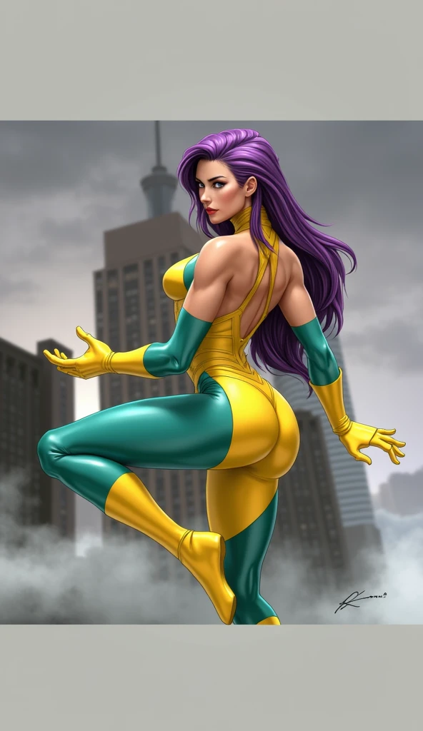 starfire, new titans, nude at the bed, open legs, pubic hair