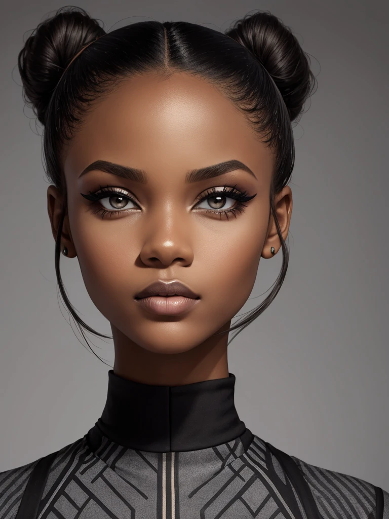 stunningly beautiful amazing details naughty 20 yo black woman ((())) black lipstick showing  short straight hair hoop earrings next to ireplace
