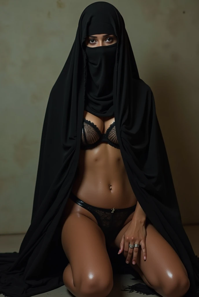 silhouette hidden behind the transparent curtain, behind the veil, hide behind the window, behind the transparent curtain hidden, shaved hairy , The waist is slim, hairlong, the face lace veil hidden, fullbody