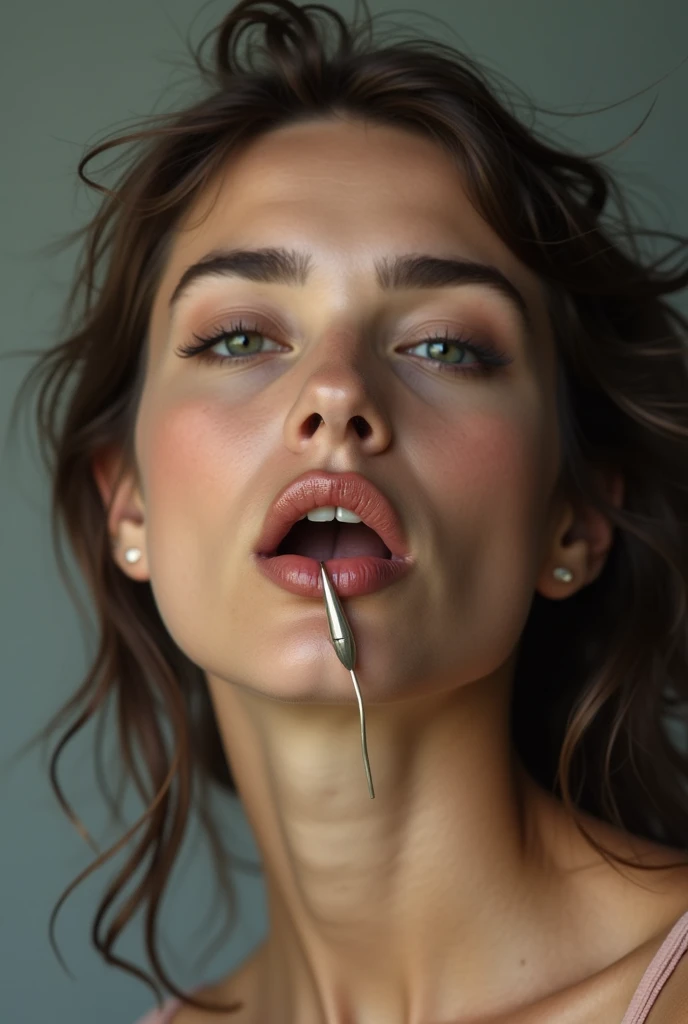 Her full body is shown giving a Blowjob, She is sucking on a man's penis, she is biting into a man's penis with her sharp fangs, she is also a cannibalistic sexual demon, she has a perfect face with full libs and razor-sharp fangs, They are in a old creepy house in the bedroom and she is on top of the man, realistic blood on the man'loody, and violent, Her Full body is shown on a bed with a man as she is on top of him biting into his with her sharp fangs, realistic blood, perfect eyes, Perfect anatomy, realistic, gore, realistic skin and flesh, she is a vampire who feeds on innocent men, she is a virgin killer, she is biting deep and hard into his with her sharp vampire fangs, blood is dripping from his , she is trying to bite his off so that she can eat it, she has very sharp vampire fangs, she has a perfect athletic body, she is skinny with small perky boobs, she has abs and defined muscles, her skinny body is perfectly proportioned, she has a crazy look in her eyes, she is a sexy sadistic addict , a sexy tight dress with Long black stockings, she also is wearing black high heels with red bottoms, there is blood everywhere as she is biting into his with her sharp fangs. She has a perfect face, perfect eyes, and perfect bone structure, she has a skinny body with defined abs and muscle