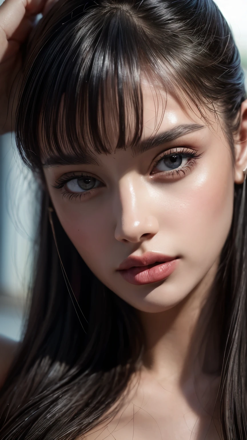 (Best Quality, 4K, 8K, High Resolution, Masterpiece: 1.2), (Super Detailed, Realistic, Photorealistic:1.37)A captivating young girl, donning a striking ensemble of red and blue, stands before a window with an air of toughness and determination. Her enchanting eyes are exquisitely detailed, capturing every glimmer and depth, while her lips boast a meticulous beauty that is both captivating and alluring. The level of detail extends to her entire face, each contour and feature meticulously rendered to perfection, creating a sense of hyper-realism that draws the viewer in.
The girl's attire, reminiscent of oil painting art, is a work of art in itself. The fabric, skillfully crafted to resemble vibrant brushstrokes, adds a touch of dynamism to her overall appearance. It is a true reflection of the artist's talent, showcasing a mastery