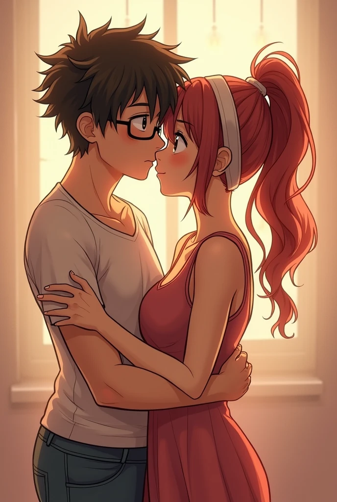 Bakugou katsuki fucking a brunette in good quality