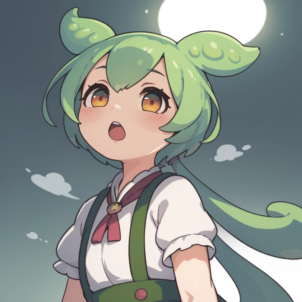 score_9,score_8_up, score_7_up, score_6_up, score_5_up, score_4_up,best quality, masterpiece,anime coloring , uncensored,1girl, zundamon,voicevox ,green hair, blush stickers, animal ears,long hair, low ponytail, hair ears, from side, cinematic angle, looking to the side, dark persona, Edinburgh city, open mouth,