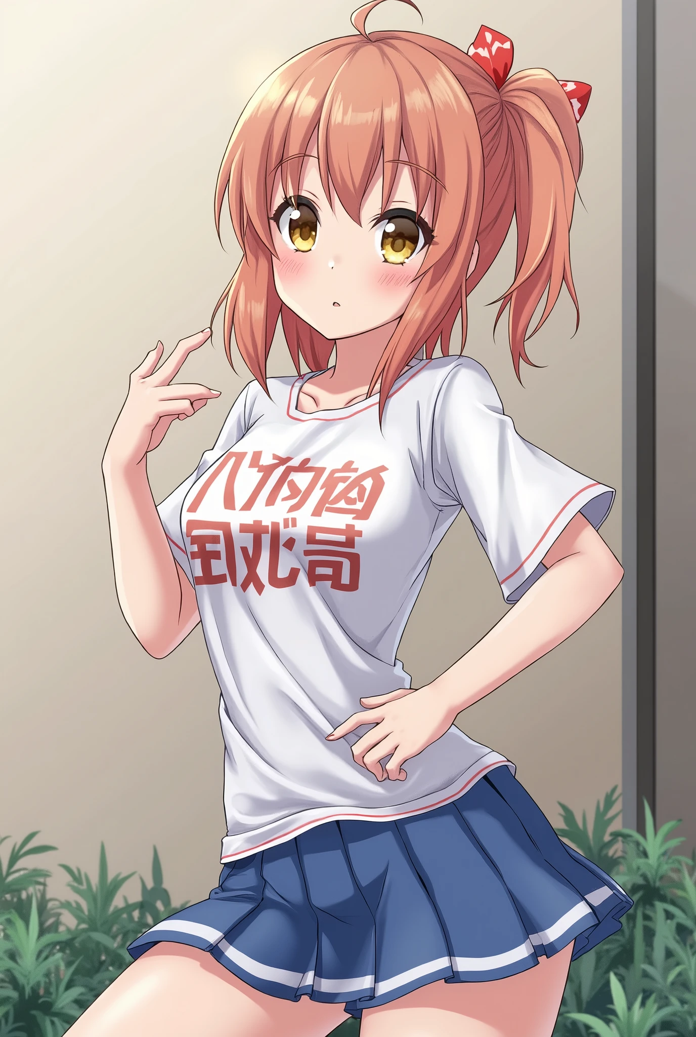 masterpiece, best quality,ultra detail,1girl ,ChopioAnya,chibi,,outdoor,park,hairpin,dynamic pose,cinematic angle,NSFW,Sweaty,blush,looking at the camera,spoken heart,Sexy,Smile,Small breasts,Overflowing with love juice,Naked,PeaceSign,I'm excited,Naked with a backpack