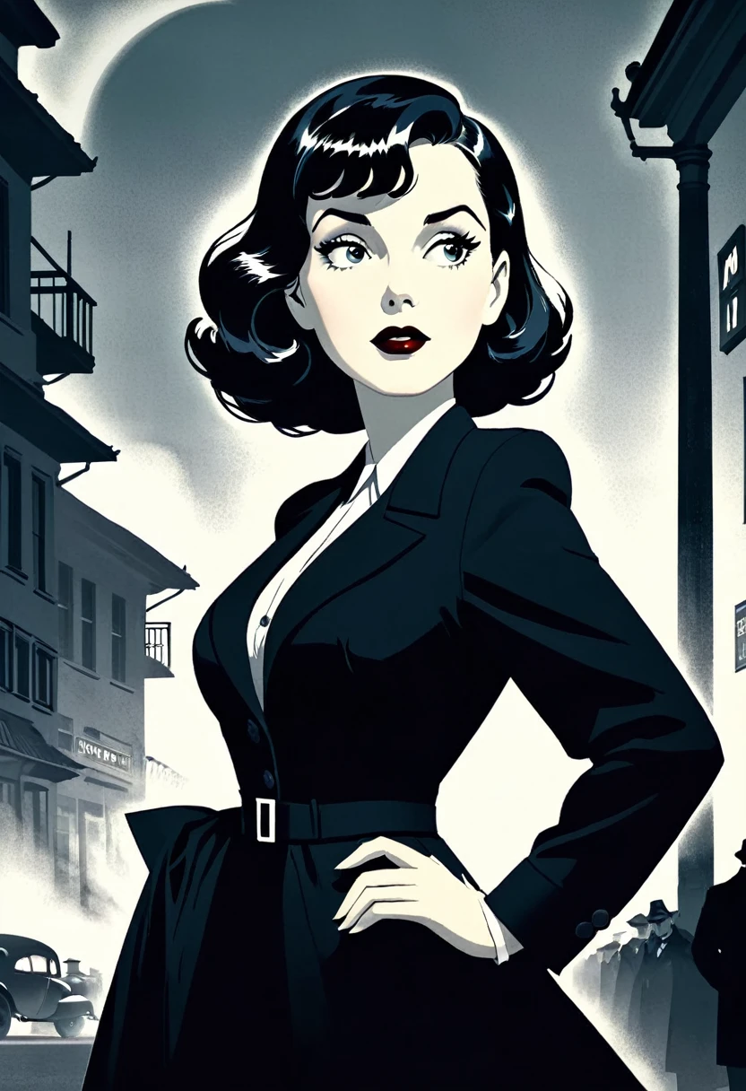 Art Deco, by Will Eisner, best quality, masterpiece, 8k