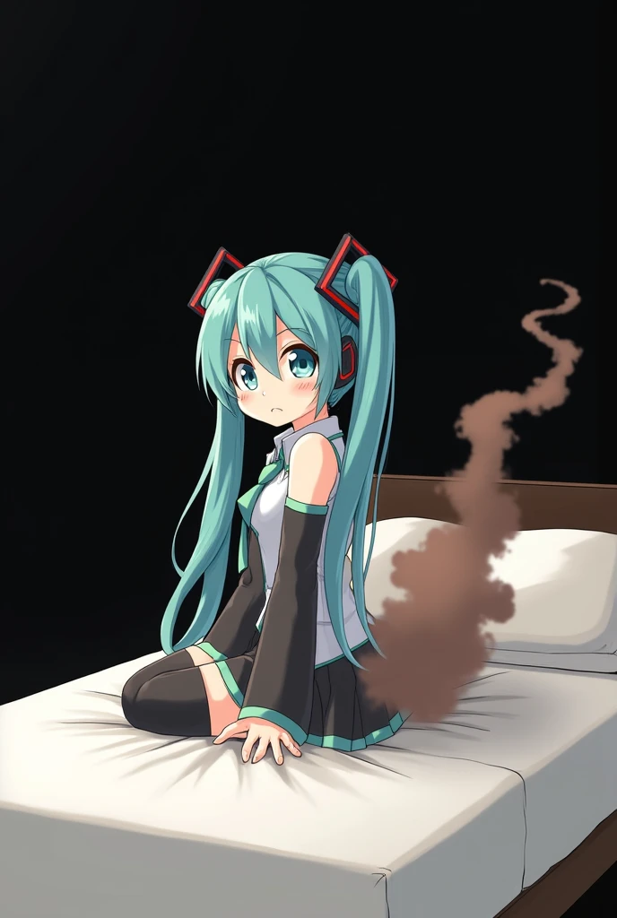 saya, hair flaps, laying on bed, <lora:sayechkav1:0.8> nice hands <lora:envybetterhandsLocon_beta2:1.0>