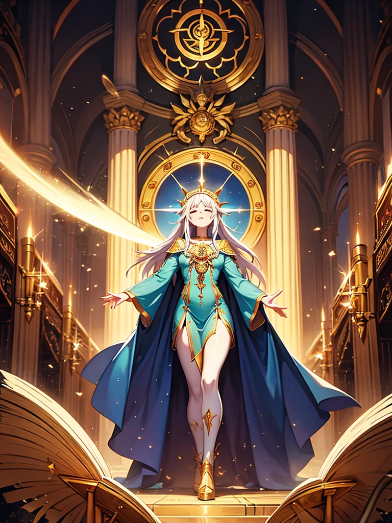 ((tmasterpiece:1.2,best qualtiy),tarot cards:1.3,Tarot card of justice
A beautiful medieval young man sits between pillars.
Blond hair, clothes red.
In her hand she holds a balance.
At first glance, this neutral figure, which is not recognizable as either female or male, seems to symbolize an existence that transcends gender differences. But in fact, it is said to emulate Eustatia, the Titan goddess of Roman mythology.
As the “goddess of justice,” she presides over law and morals and tries to maintain balance and correct imbalances with a calm and objective perspective.