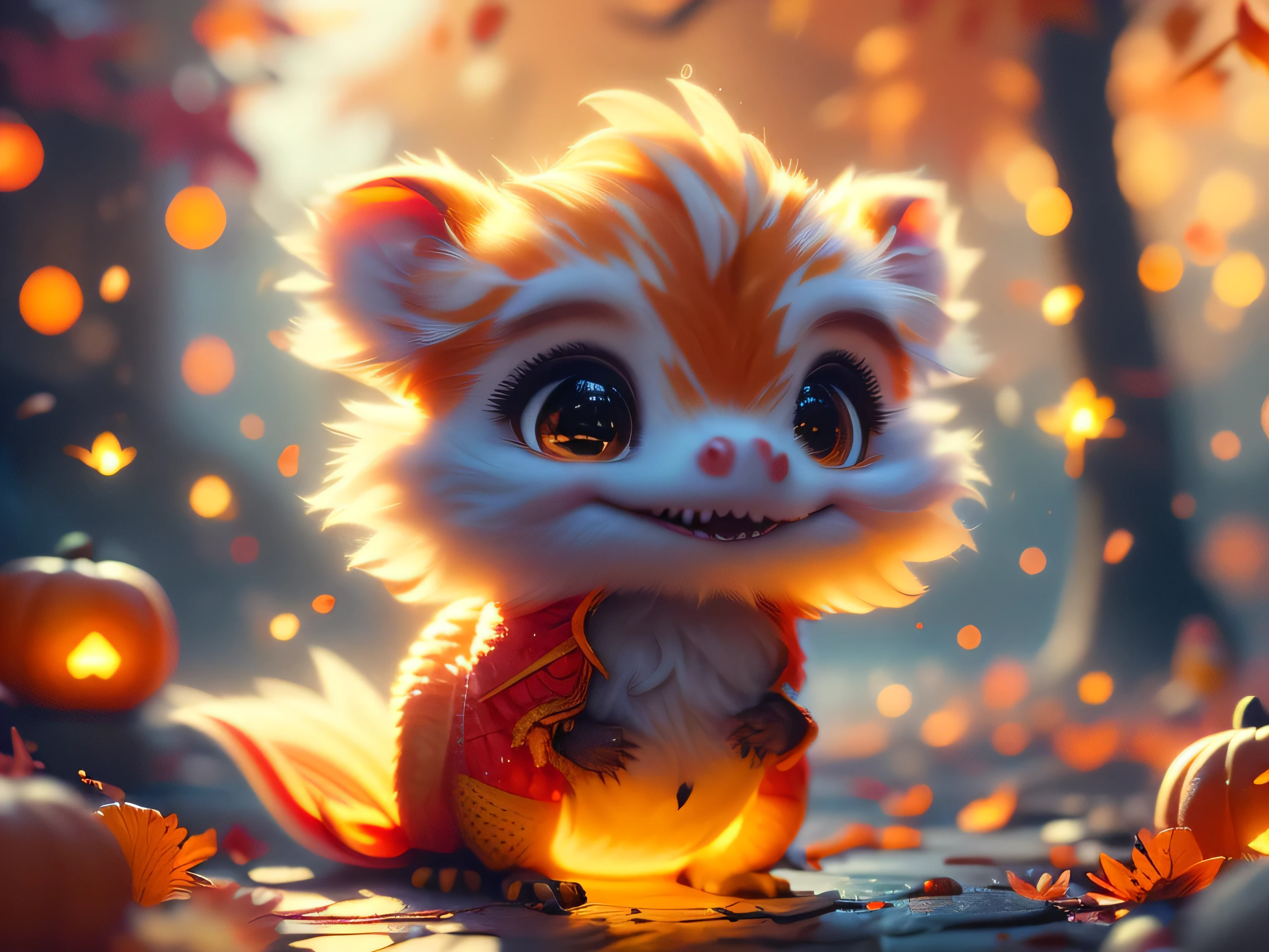 Magical Fantasy Creature, (Best Quality, Super Detailed, masterpiece, representative work, official art, professional, super high detail, 8k:1.3) Cute pygmy possum with round eyes, dressed in a bat costume, autumn, halloween, night, Natural lighting, Soft background, Photorealistic, Shining eyes, Sharp focus, Sweet and mischievous look, Hint of mischief, Dreamy atmosphere, Delicate details, soft volumetric light, (backlight:1.3), (cinematic:1.2), intricate details, (ArtStation:1.3)