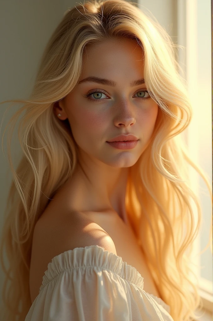 blonde pretty body