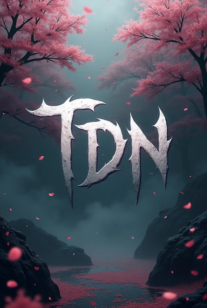 Create a 3d gaming logo with name falinTDMxDAKU
