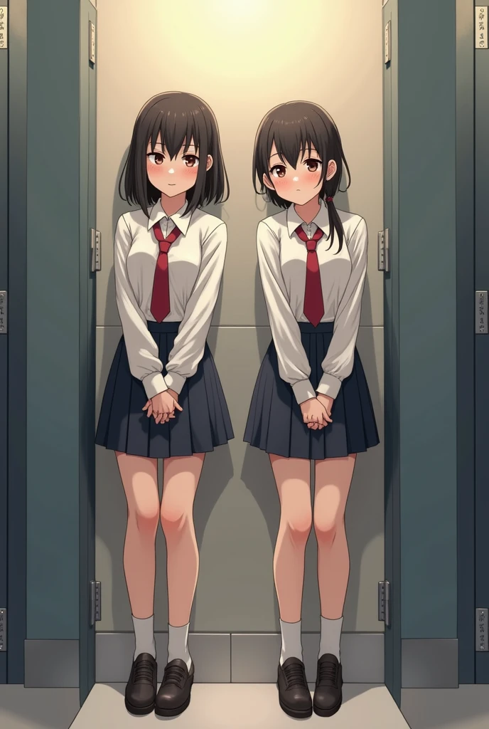 sayuogiwara, Sayu Ogiwara, brown hair, (brown eyes:1.5), medium hair, break , bow, red bow, long sleeve, sweater, shirt, collared shirt, white shirt, skirt, pleated skirt, black skirt, socks, brown sweater, break looking at viewer, whole body, break{Japanese high school girl uniform},{{Akihabara}},{{{{whole body}}}},(((genital hair))), NSFW, (((pubic hair))),(smile)、(Toe-to-toe)、squat、Pee,(((pubic hair))),(smile)、{{{Toe-to-toe}}}、squat、Pee、Take off your pants,ミニskirt、股間見えてる break (masterpiece:1.2), highest quality, High resolution, unity 8k wallpaper, (shape:0.8), (beautiful and detailed eyes:1.6), highly detailed face, perfect lighting, Very detailed CG, (perfect hands, perfect anatomy),
