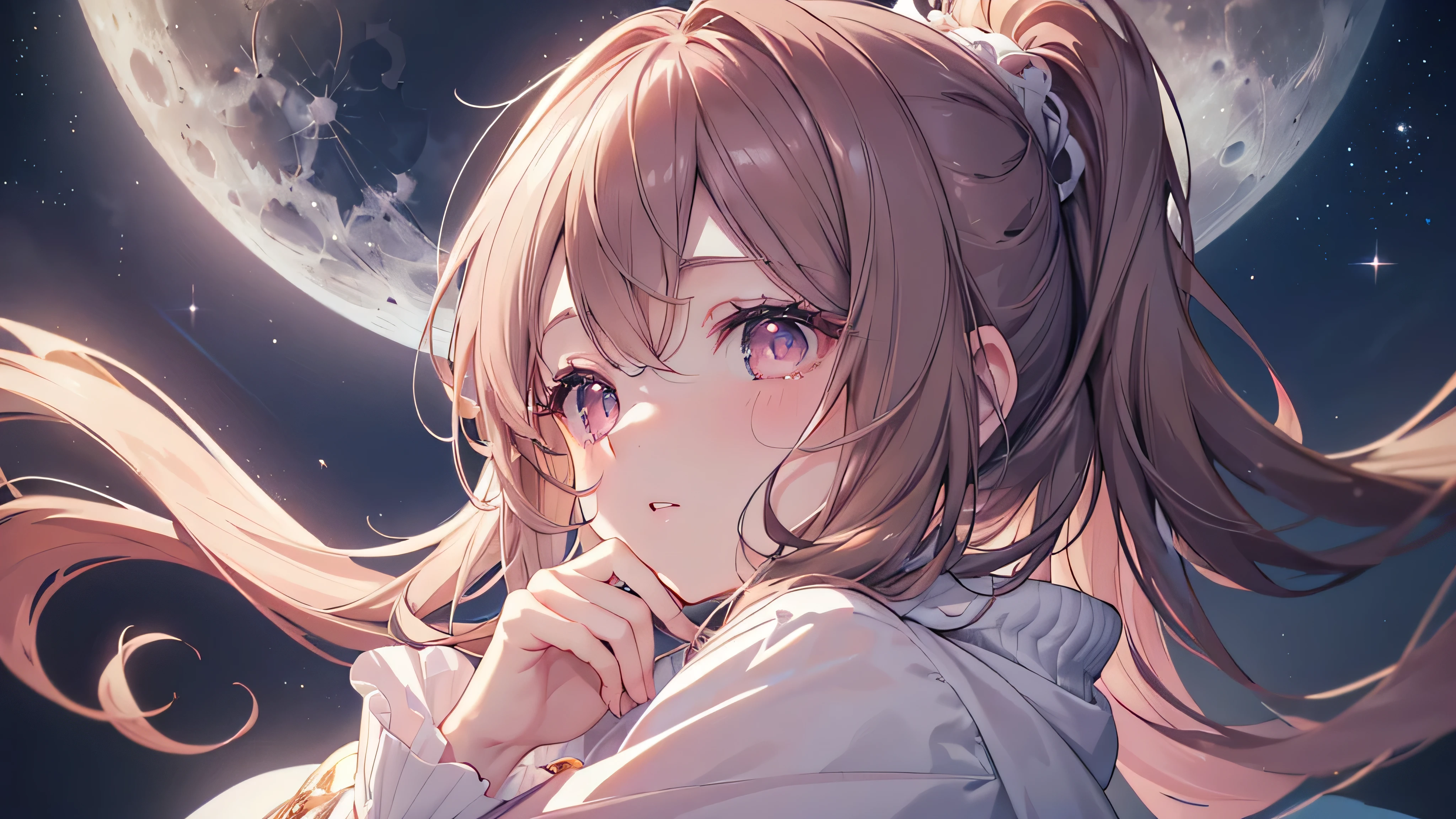 (best quality,ultra-detailed,realistic:1.37),beautiful young Japanese American woman,glistening rose-gold details,shimmering silver accents,soft pink and white hues,vibrant yellow and red tones,subtle hints of blue and orange,elegant purple undertones,lush green surroundings,traditional kimono attire with intricate patterns and delicate embroidery,natural and effortless beauty,mesmerizing almond-shaped eyes and long eyelashes,rosy cheeks and perfectly shaped lips,wavy, flowing black hair cascading down her back,sitting gracefully in a serene garden,soft sunlight casting a warm glow on her flawless porcelain skin,surrounded by blooming roses and cherry blossom trees,a sense of tranquility and harmony,pure and ethereal aura,subtle yet captivating expression on her face,delicately holding a fan adorned with delicate cherry blossom motifs,an enchanting blend of Japanese and American cultures,alluring and captivating presence, a true embodiment of beauty and grace. (Anime art style),  (full body)