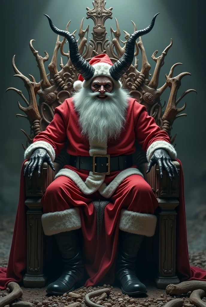 (((masterpiece))), (((Highest quality))), ((Very detailed)), (photograph), (photo:1.2) of Satan sits on his throne in Hell with four adorable smiling, laughing toddlers on his lap. Satan is dressed in black Death Metal clothes, looking Evil and has a menacing mouth full of huge sharp teeth. He growls at the camera. The toddlers are too cute waving at the camera and the Devil, with giant smiles and lit up eyes like they are having the time of their lives. Realisticism, Realistic Cinematic Photography, Cinematic Characters, Realism, Intricate, hyperreality, attention to detail. Cinematic lights. Masterpiece, best quality, 8K, photo realistic, wallpaper, wallpaper 8k, photographic contest winner, Hyperrealistic art cinematic film still photography in the style of detailed hyperrealism photoshot.