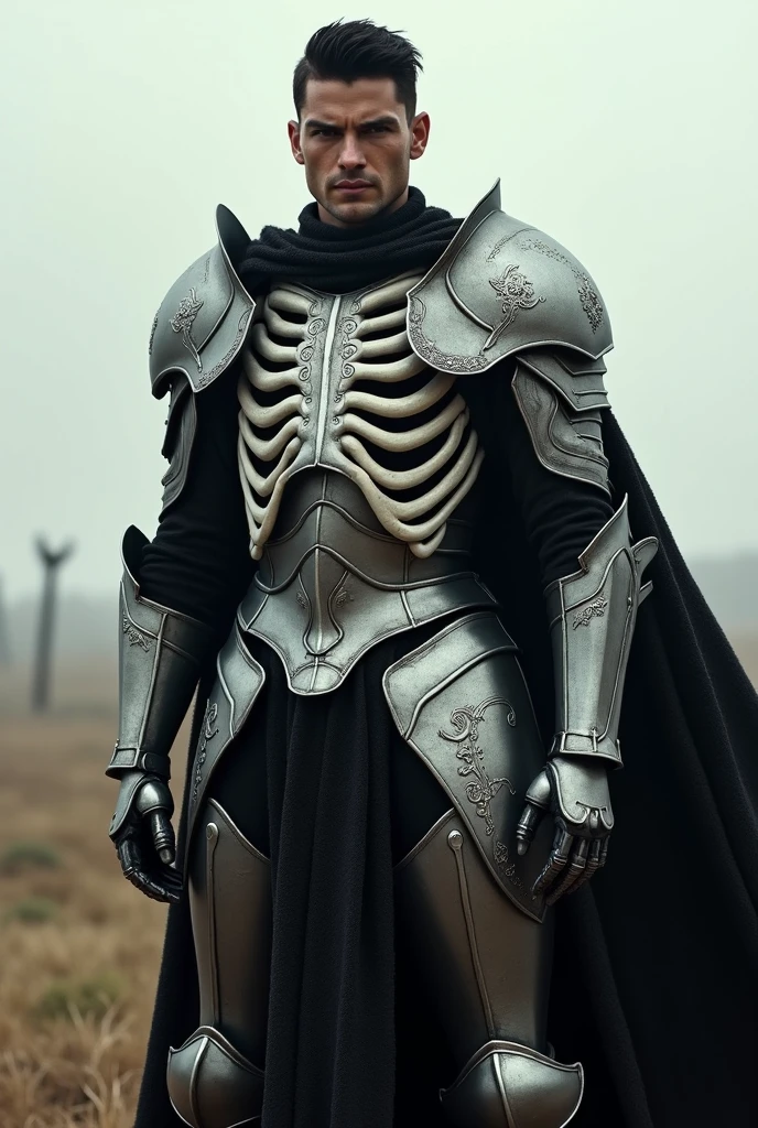 majestic skeleton paladin, portrait, finely detailed ivory porcelain armor, cinematic lighting, intricate filigree metal design, 8k, unreal engine, octane render, realistic --ar 10:16 --testp --upbeta --auto