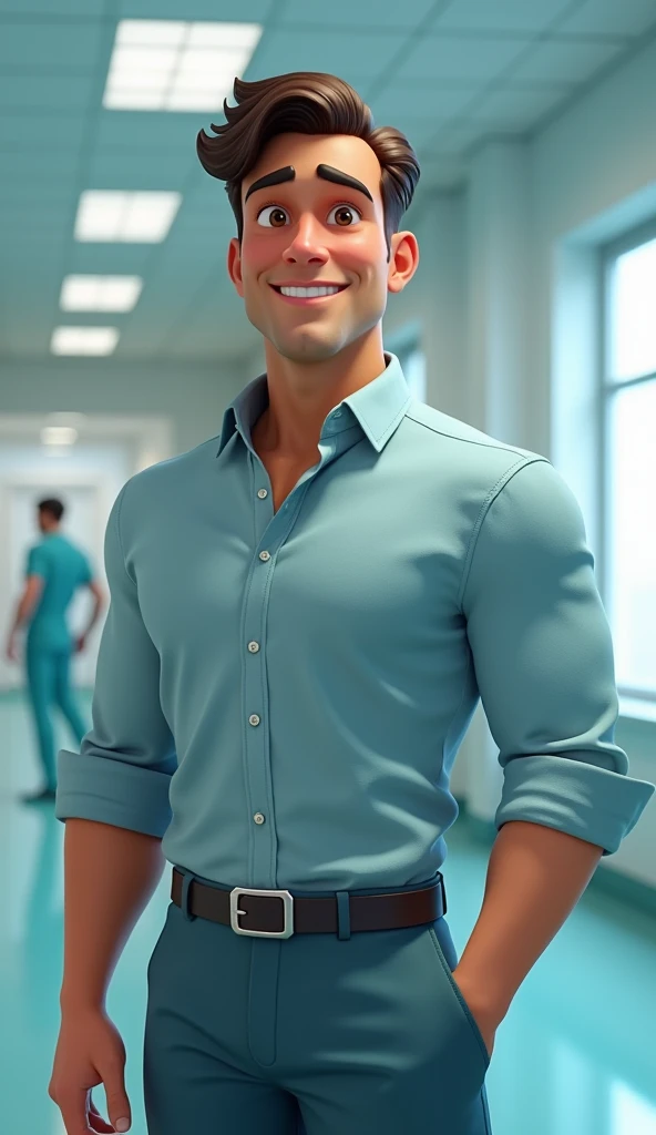 Handsome Male nurse solo animation