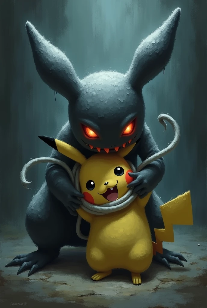 Gengar fucking a Umbreon
