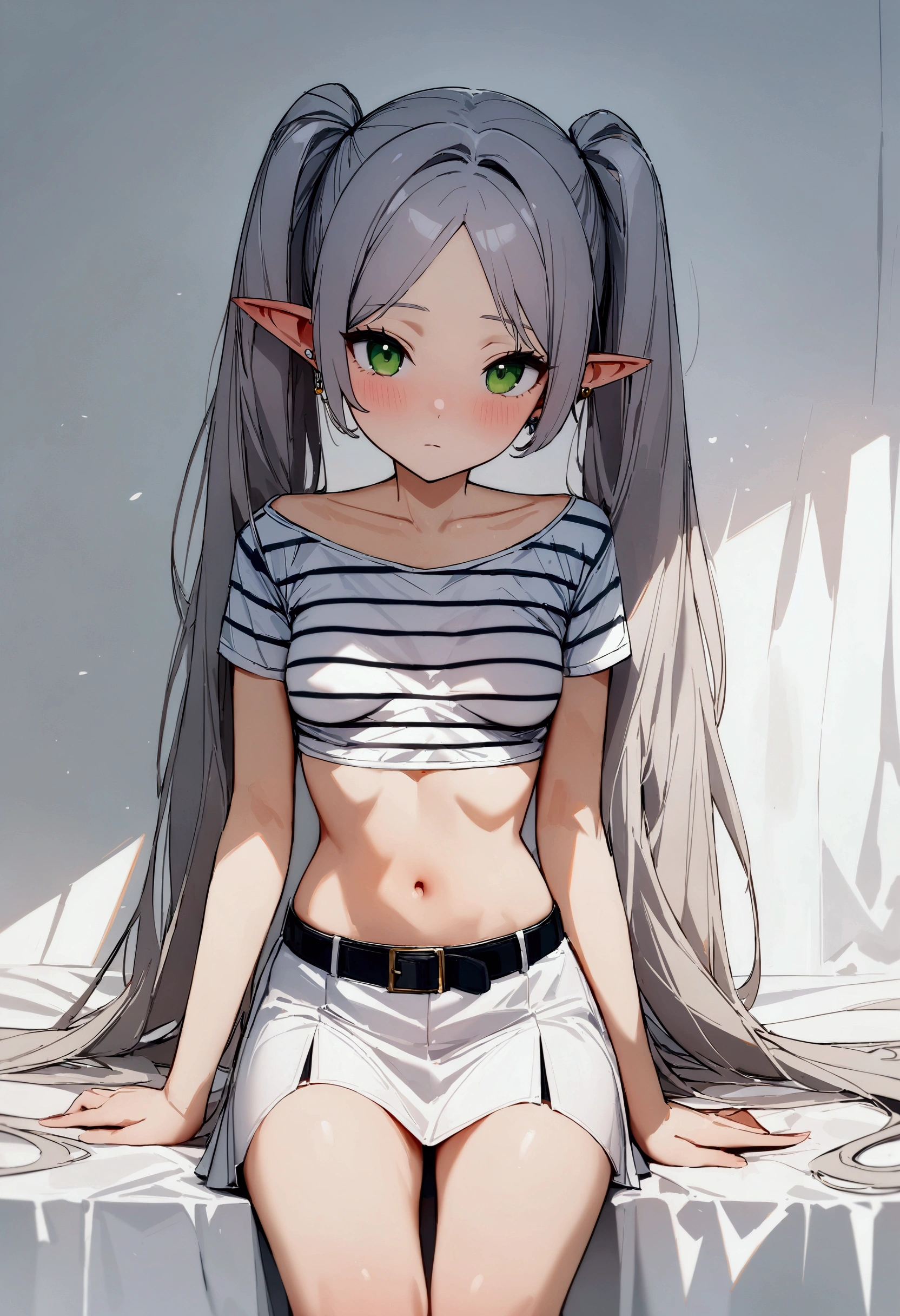 BREAK Perfect Anatomy、(High resolution:1.2)、Incredible illustrations、(Cute illustrations:1.2)、(Beautiful background)(nsfw) (Beautiful background,(on the couch))1gial((multicolored hair,wavy long hair)(cockslut)(school uniform,skirt,SILKthong,slut,garter straps,,Elf Ears),(a girl, height 1.5meters, 40kg),,17-year-old,flat chest)undressing ,