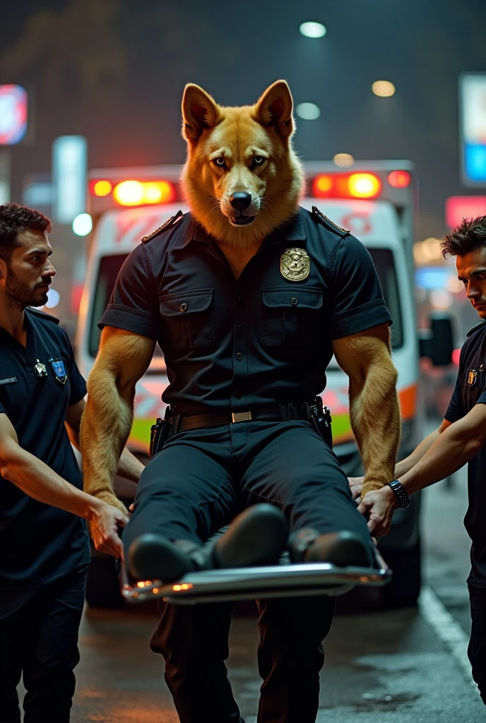 Wolf wearing a motogp racing suit(shiny red), slime consume a wolf, standing on super toilet, erection, real big dickhsaft, wanking, cumshot, horny face, a lot of cum on his face