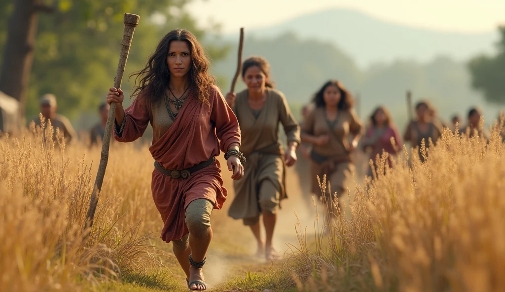 (best quality)), ((masterpiece)), (detailed), a tall, angry, strong white woman with blonde hair, pretty feet with white nails, dressed in denim shorts and brown Roman sandals, from standing directly on a brown skin indigenous girl, who is lying on the ground, suffering, bleeding, crying and dressed in torn clothes.
In the background, a coffee plantation and blonde women on horses with whips in hand.