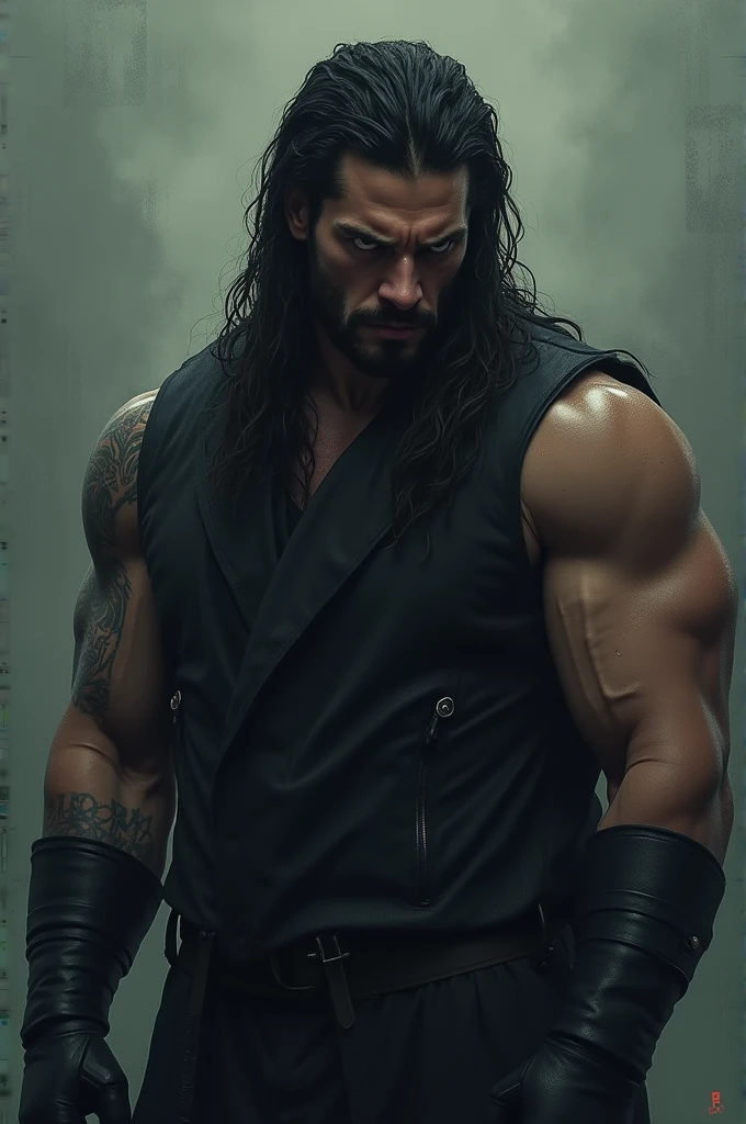 arafed man with a beard and a beard sitting in a chair, exaggerated physique, portrait of rugged zeus, strong and imposing, exaggerated muscle physique, muscular character, arnold and zbrush, by Adam Marczyński, by Roman Bezpalkiv, extreme detailed face and body, bodybuilder body, extremely detailed man, muscular and terrifying