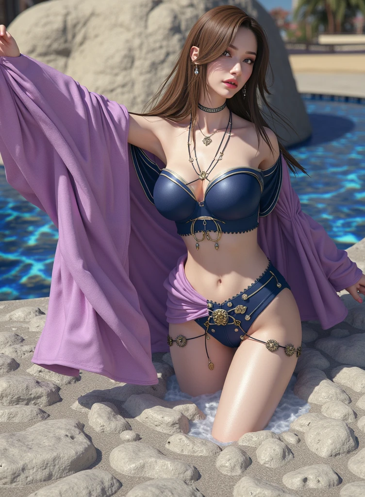 A beautiful girl wearing a golden micro bikini,beautiful girl,dark brown hair, anime goddess beautiful goddess , 古代のgoddess美しいファンタジー皇后)), goddess. very detailed, queen of goddess, highly detailed goddess shot, golden goddess, japanese goddess, movie goddess body shot, Young goddess, , trending on cgstation, goddess of Beauty,sexy photo pouch body,beautiful girl'rocket arch chest,sexy,beautiful girl goddess,cute、Gekikawa、
