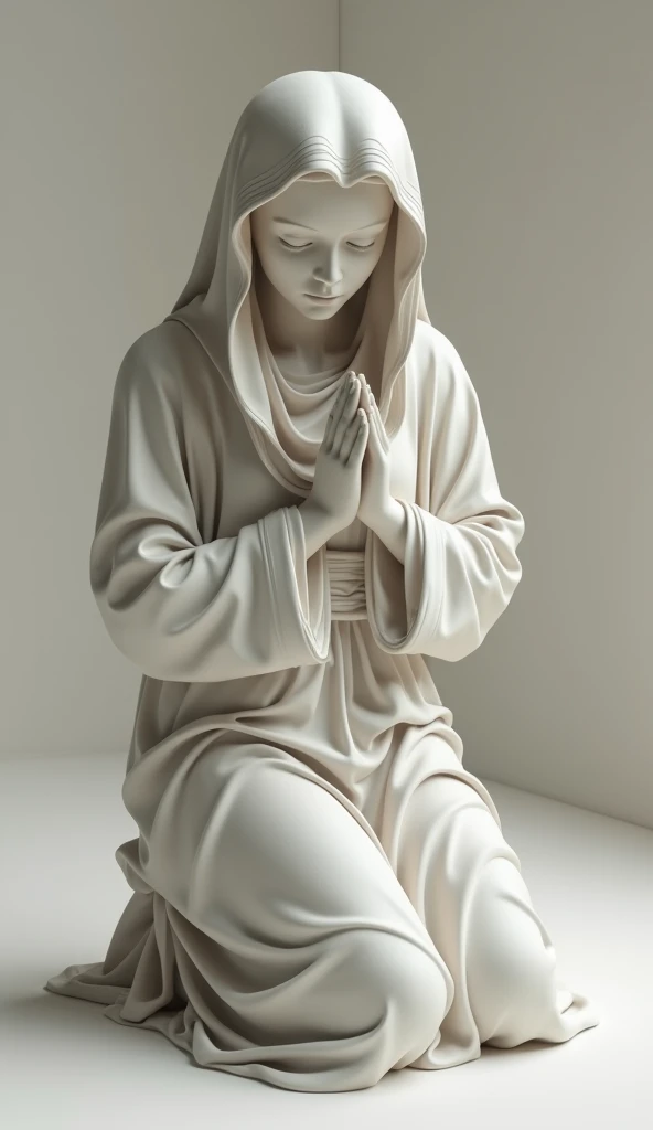 Escultura maqueta blanca de 1 bandera flameando, Classical antiquities, White marble model sculpture, Classical model sculpture of moving fabric, Classic marble model, Modelo grande, (((White Greek marble statue))), ((fotorrealista)) realista, luz proveniente de arriba, yeso, Foto de estudio.