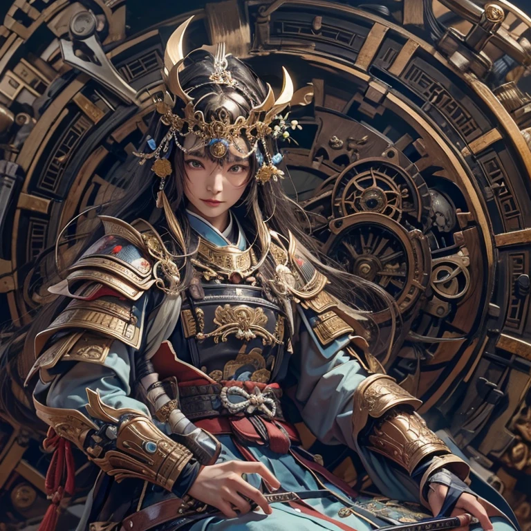 ((highest quality)),(Ultra-high resolution),(Very detailed),(Detailed Description),((The best CG)),(A masterpiece),Ultra-precise art,Amazing drawing art,(Sci-fi art with intricate detail:1.5), (Adult female:1.5), 