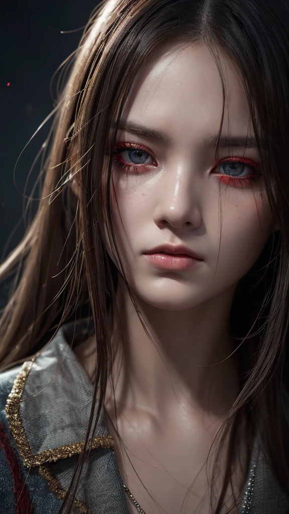 (32K:1.5, Dark fantasy:1.4, Highest quality, masterpiece, Ultra-high resolution), Perfect dynamic composition:1.3, chaos, darkness, Dark Demon World:1.3, Horror Portrait:1.3, (Detailed tattoos on the whole body:1.4, wearing exquisite jewelry:1.4), Very detailedな肌と顔の質感:1.3, Very accurate, Very detailed, (Cute and sexy succubus demon with big wings:1.3, Incredibly slim body:1.3, beautifully、beautiful:1.3), Prisoner, slave, Horn, Fair skin, Sensual posture, (How to properly dress bloody and badly torn clothing:1.3), Medium chest, (Big eyes that exude beautiful eroticism:0.4, Her expression when she felt intense caresses:1.0, Please open your mouth a little, lipstick, Feel the beautiful eroticism:0.9, Too sexy and cute:0.7, charm的な:0.7), ((Bloody:1.9, Physical pain:1.5, Lots of chains:1.6, Countless chains tangled in clothes:1.6, Chain your right arm:1.5, Chain the left arm:1.5, The right leg is bound with a shackle and chain:1.5, The left leg is bound with a shackle and chain:1.5)), Super long blonde curly hair, Earrings, necklace, bracelet, romantic, mysterious, elegant, Object of admiration, original, dramatic, artistic, Innovative, charm, Heartful, Fancy, sense of openness, sense of cleanliness, special, exciting, Extreme, Tilt, sense of loss, sorrow, sorrowの表現, ((大人のcharm, 女性的なcharm))