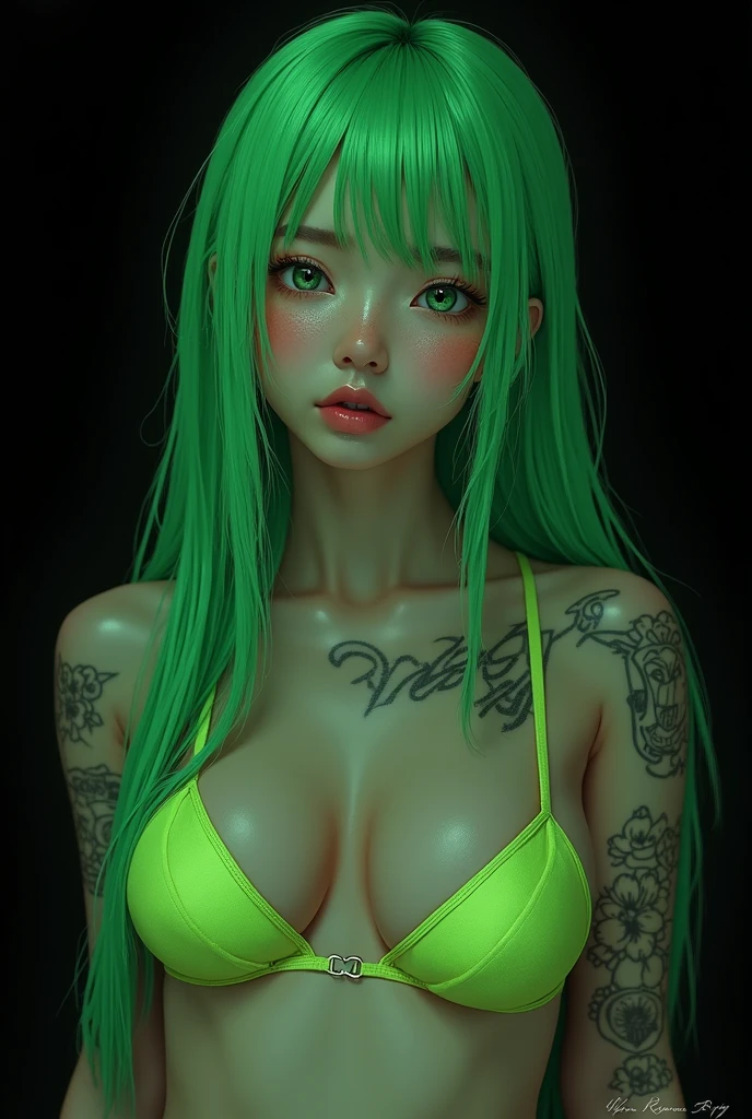 (highest quality digital image), (masterpiece), lifelike, hyper realistic, ((superbly beautiful)), adorable, youthful, juvenile, young, cuties, showing her tantalising body, perky tits, perfect pussy, curvaceous, big hips, firm thighs, round bubbly butt, ((hard big nipples)), (detailed face and eyes:1.2), vivid, ((bokeh)), gorgeus , (((12yo (((trimmed pubic hair))), (((dark, pitch black background with golden light tracing))), (((green yellow and red gradation hair))), ((long wavy hair)), ((flowing hair)), glossy reddish lips, (((rim lights))), (((puffy nipples))), earrings, ruby pendant, necklace, bracelet, wrist band, ((thin see through shawl covering chest)), (((long pointy breast))), ((tan skin)), ((sitting, spreading legs, spreading vagina))