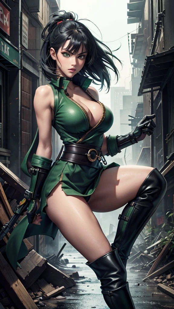 1girll, Abs beauty:1.3, (mid - length hair, huge tit:1.2), Sheer cardigan military uniform(Women's military uniform):1.1, Ultra-fine face, A detailed eye, 二重まぶた,Rainbow hair,eBlue eyes (fully body photo), Solo, 1 girl,standing on your feet,Fluorescent beach at night,Firefly Forest,fine art photography,(Movie Angle: 1.2),(Best quality, Detailed details, Masterpiece, offcial art, ,)