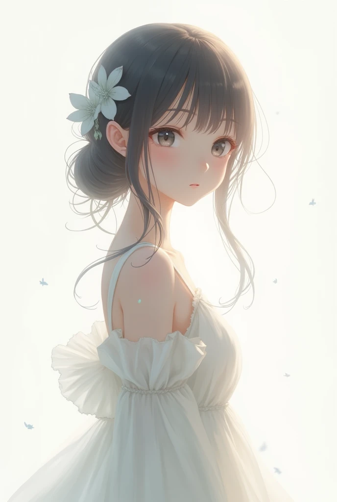 one-girl,wedding gown,Flowing hair,The skirt flutters