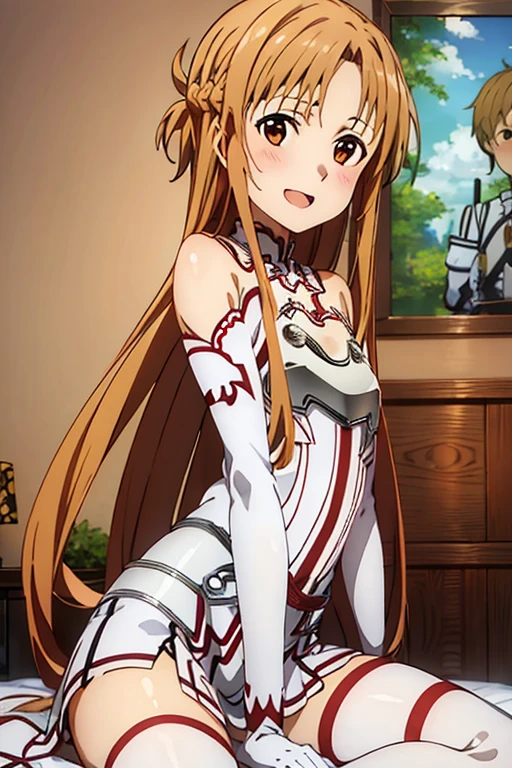 (masterpiece, highest quality:1.2), One girl, alone, (masterpiece, highest quality:1.2), One girl, alone, (masterpiece, highest quality:1.2), One girl, alone，(masterpiece, highest quality:1.2), One girl, alone，{{Asuna Yuuki(SAO)}}},official style, One girl, alone,stage,Portraiture,View your viewers，((Cotton panties with crotch))，(((Skirt flip, I can see your pants)))，squat，From below，blush，Embarrassing，(((Put your hand in your panties))), (( Masturbating by touching the vagina with your fingers)), (( Masturbating by touching the vagina with your fingers)), (( Masturbating by touching the vagina with your fingers)), (( Masturbating by touching the vagina with your fingers)), (( Masturbating by touching the vagina with your fingers)), 