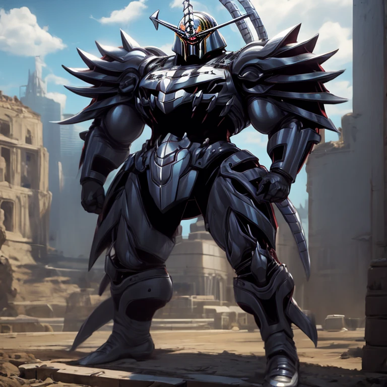 (masterpiece, best quality), 1boy,
intricate details.
full plate armor.
heavy metal armor.
no face.
standing over a tiny continent on earth.

(Additional details 1: wearing a full-face helmet. high-tech bio-mecha armor. real texture material. whole body shines like metal. Wearing cyberpunk mecha. emphasizes the muscles. suit fully made of metal. intricate armor. Robotic suit. suit fully made of metal. cyborg.).

(Additional details 2: Detailed head. Detailed Body. Detailed abs. gigantic muscles. HYPER MUSCLES. Gigachad Muscular. big muscle. pecs. triceps. traps. unusually developed muscular body. body full of huge muscles. showing off muscles. pectorales enormes. Exaggeratedly huge muscles. huge muscles. long legs.).