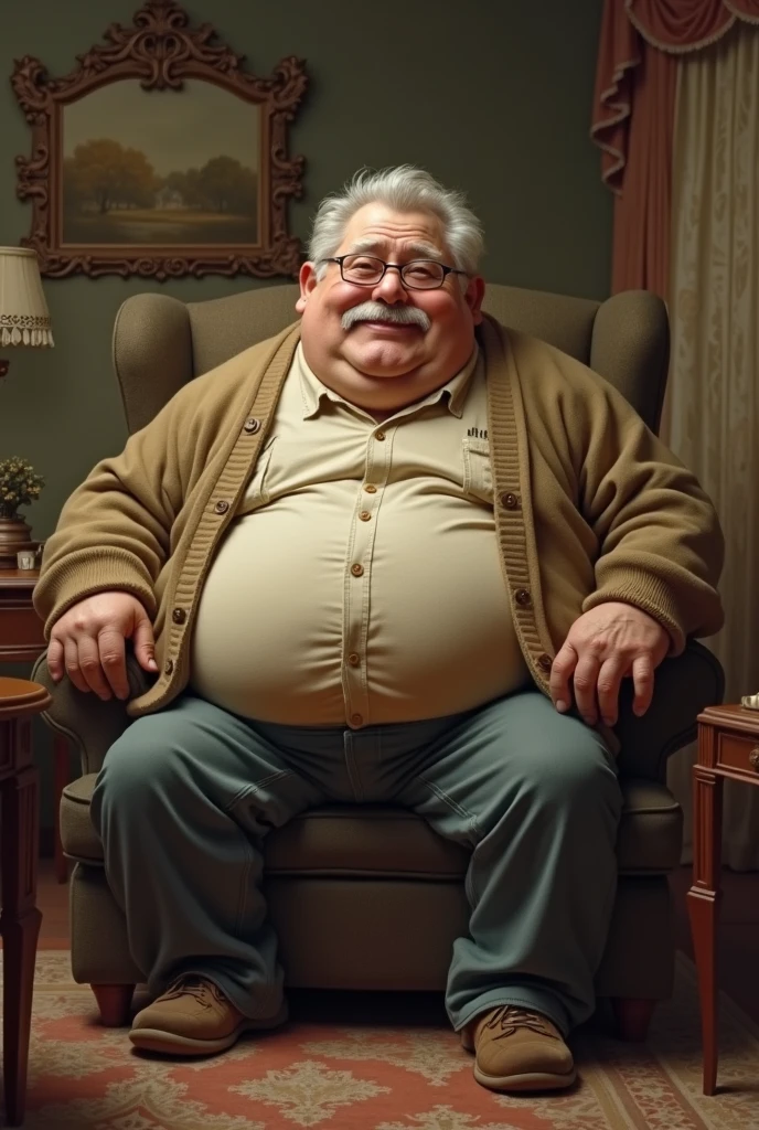 (photorealism:1.2), unclothed and uncovered, cute, chubby, middle-aged, white hair, man, standing in bathroom, big bulge in his underwear, indoors, soft lighting, plants in background, window with sunlight, cozy room, relaxed loving pose, realistic, intricate details, warm colors, by Greg Rutkowski, by Alphonse Mucha